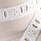 2 Yards Cotton White Embroidery Eyelet Lace Trim with Scalloped Edges 3/4 Inch Wide